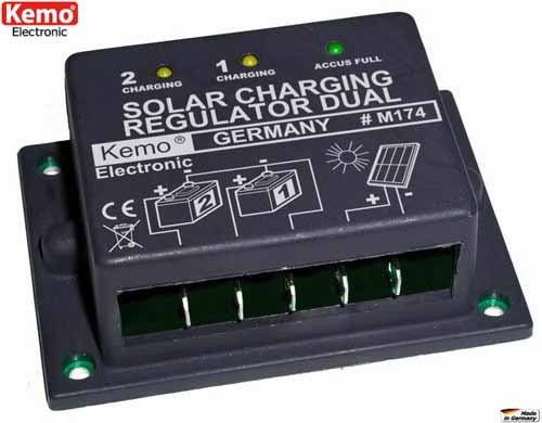 Zonnecel laad regelaar max. 16A module Kemo