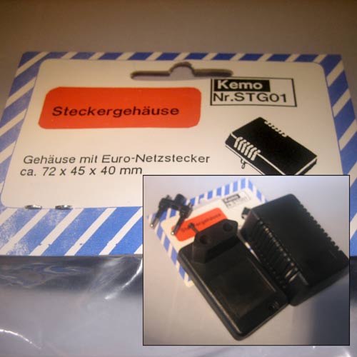 Stekkerbehuizing klein Kemo*