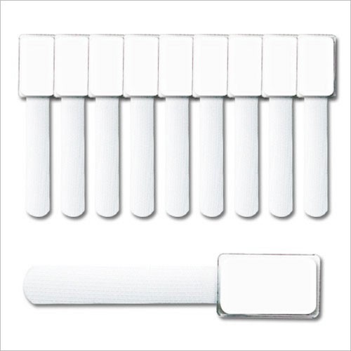 Klittenband Mini per set van 10- wit- label the cable
