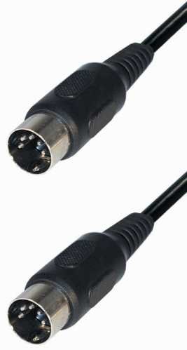 5-polige DIN-connector - 5 pin DIN stekker. -2.5 m*