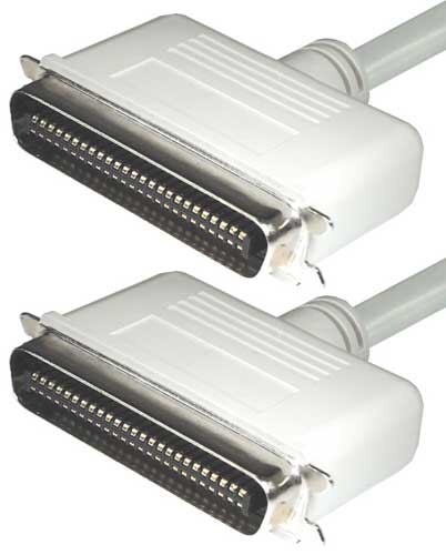 50-pin Centronics 50-pin connector op Centronics connector *