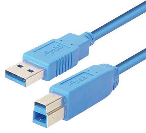 USB 3.0 A verbindingskabel USB B M/M 1mtr*