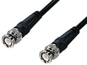 BNC verbindingskabel male <> male RG59 75 Ohm 2m