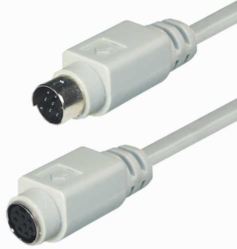 8-pins Hosiden verlengkabel male >> female, 1,8 m*