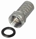 F connector 20mm Twist-On 6.0mm Ø