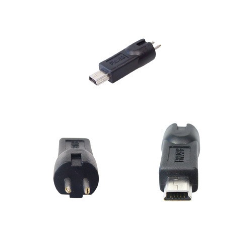 Voedingadapterstekker Mini USB male 5-pin*