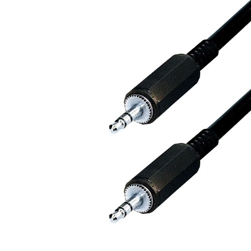 2.5MM Stereo Verbindingkabel male  male 2 mtr bulk*