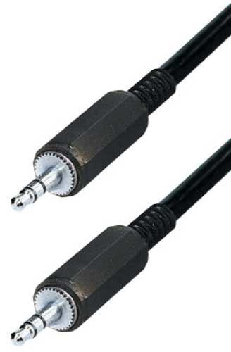 2.5MM Stereo Verbindingkabel male  male 5 mtr bulk*
