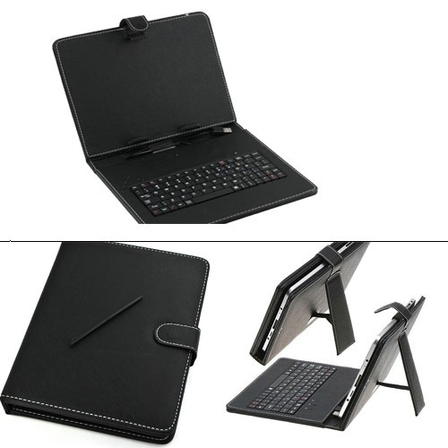 Tablet e-book 9.7" etui zwart Qwerty micro usb toetsenbord