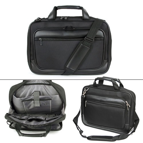Laptop tas 15.6"ely/zwart met riem