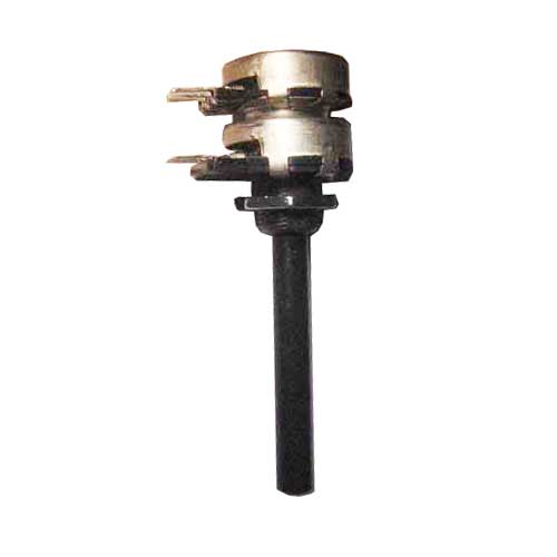 Potmeter stereo lineair 0.4W 470K Omeg
