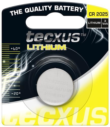 CR2025 Lithium knoopcel 3V Tecxus