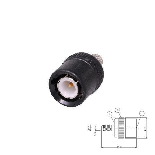 BNC crimp plug male RG58-belden 9907 kabel geisoleerd