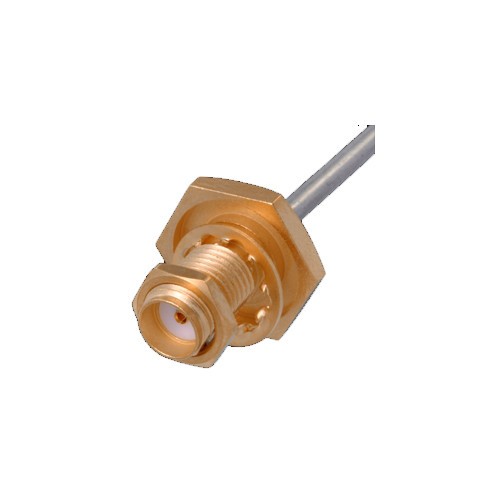 SMA crimp chassisdeel female  RG174-188-316 kabel