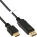 DisplayPort verloopkabel HDMI A M/M 3.0 mtr Manhatten