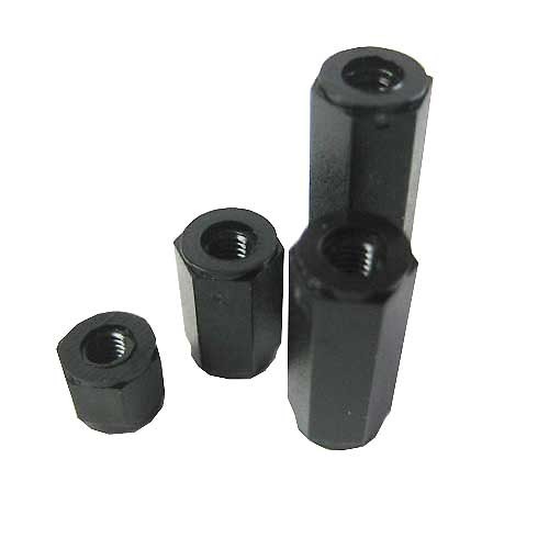 AFSTANDBUSJES M3 GLASVEZEL/POLYAMIDE 2XBINNENDRAAD 5MM