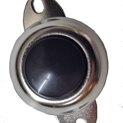 DRUKSCHAKELAAR PANIEK  1XMAAK 30V 3A Zwart 25X40MMØ OPBOUW