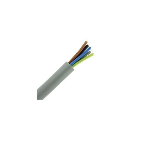 Telefoon kabel 4 + 1 aderig rond grijs 100mtr op spoel
