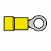 Fast-On ringcontact M5 geel ( per 100)