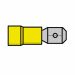 Fast On male 6,4 x 0,8 geel ( per 100)